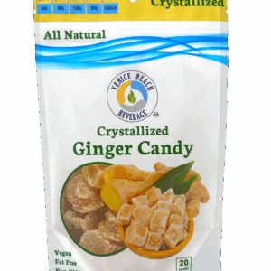 VENICE BEACH BEVERAGE: Candy Ginger Crystallized, 3.5 bg