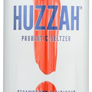 HUZZAH: Seltzer Strwberry Hbiscus, 12 FO