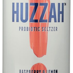 HUZZAH: Seltzer Rasberry Lemon, 12 FO