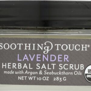 SOOTHING TOUCH: Scrub Lavender Herbl Salt, 10 oz