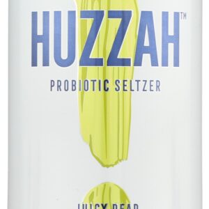 HUZZAH: Seltzer Pear Probiotic, 12 FO