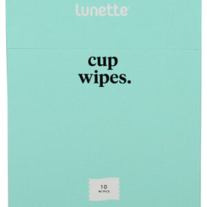 LUNETTE: Menstrual Cup Wipe, 10 pc