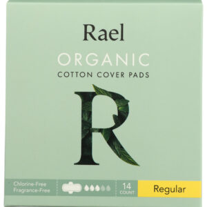 RAEL: Pads Cover Regular Organic, 14 ea