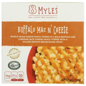 8 MYLES: Entree Mac N Cheese Buffl, 8 oz