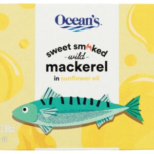 OCEAN'S: Mackerel Hot Smoked Sweet, 3.88 oz