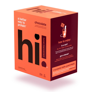 HI HUMAN IMPROVEMENT: Protein Pwdr Chocolate 20, 760 gm