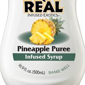 COCO REAL: Syrup Pineapple, 16.9 fl oz
