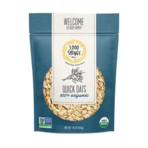 1000 SPRINGS MILL: Oats Quick Organic, 16 oz