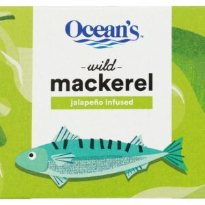 OCEAN'S: Mackerel Fillets W Jalapeno, 4.41 oz