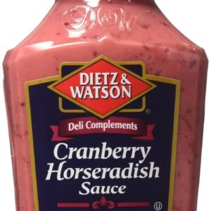 DIETZ AND WATSON: Horseradish Cranberry Sauce, 9 oz