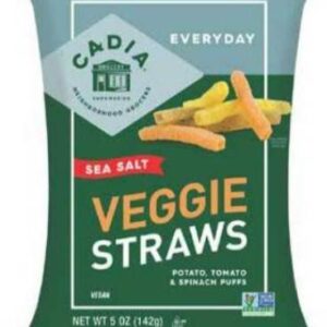 CADIA EVERYDAY: Veggie Straw Sea Slt, 5oz