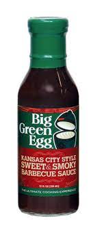 BIG GREEN EGG: Sauce Bbq Swt Smky Kc, 12 OZ