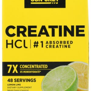 CON CRET: Creatine HCL Powder Lemon Lime, 4.5 oz
