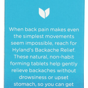 HYLAND: Backache Relief, 100 tb
