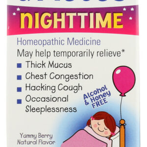 NATRA BIO: Cough Kid Mucus Nighttim, 4 fo
