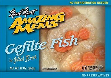 MEAL MART: Fish Gefilte In Jlld Broth Po, 12 oz