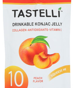 TASTELLI: Jelly Peach Collagen, 5.07 fl oz