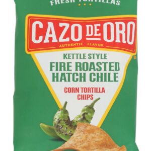 CAZO DE ORO: Chips Tortilla Hatch Chil, 11 OZ