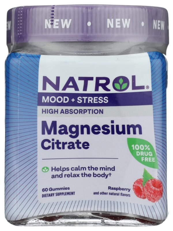 NATROL: Magnesium Citrate Gummy, 60 pc