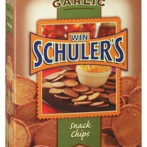 WIN SCHULER: Chip Snck Garlic, 7 oz