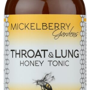 MICKELBERRY GARDENS: Tonic Throat Lung Honey, 4 fl oz