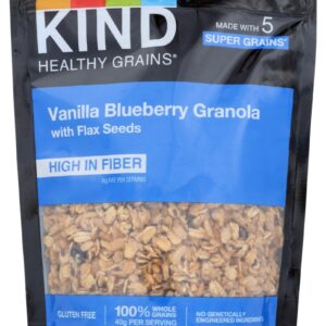 KIND: Healthy Grains Clusters Vanilla Blueberry with Flax Seeds, 11 oz