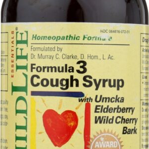 CHILD LIFE: Cough Syrup Formula 3 Berry Natural Flavor, 4 oz