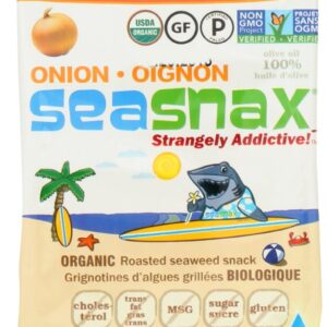 SEA SNAX: Seaweed Snack Grab & Go Onion, 0.21 oz