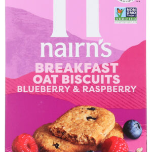 NAIRNS: Blueberry and Raspberry Breakfast Oat Biscuits, 5.64 oz