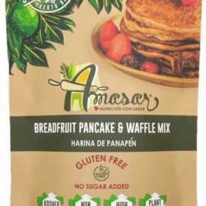 AMASAR: Breadfruit Pancake and Waffle Mix, 8.5 oz