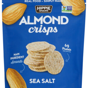 HIPPIE SNACKS: Almond Crisps Sea Salt, 2.5 oz