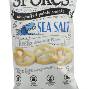 SPOKES: Air Puffed Potato Snacks Sea Salt, 2.8 oz