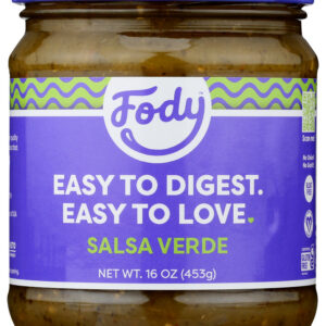 FODY FOOD CO: Fire Roasted Salsa Verde, 16 oz