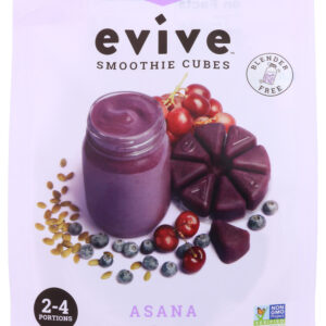 EVIVE SMOOTHIE CUBES: Cube Plnt Bsd Asana Smthe, 10.58 oz
