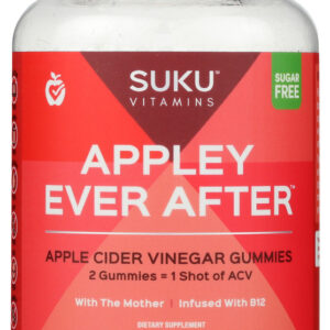 SUKU VITAMINS: Appley Ever After Apple Cider Vinegar Gummies, 50 pc