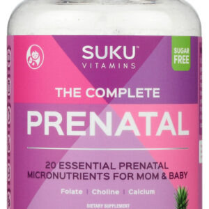 SUKU VITAMINS: The Complete Prenatal Gummies, 60 pc