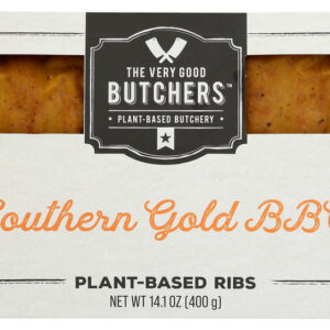 VERY GOOD BUTCHERS: Plant Based Southern Gold BBQ Ribs, 400 gm