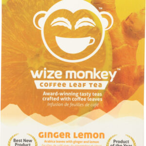 WIZE MONKEY: Tea Coffee Leaf Gngr Lmn, 35 gm