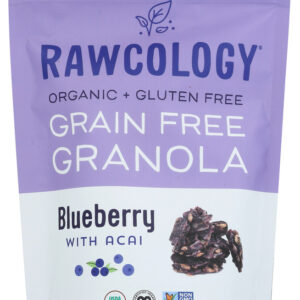 RAWCOLOGY: Granola Blueberry With Acai Gluten Free, 7 OZ