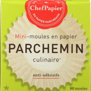 PAPERCHEF: Culinary Parchment Mini Baking Cups, 90 Pc