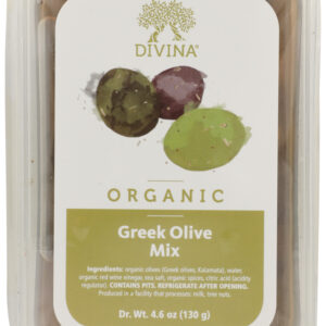 DIVINA: Organic Greek Olive Mix, 4.6 oz