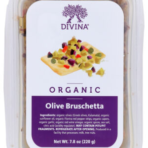 DIVINA: Organic Olive Bruschetta, 7.8 oz