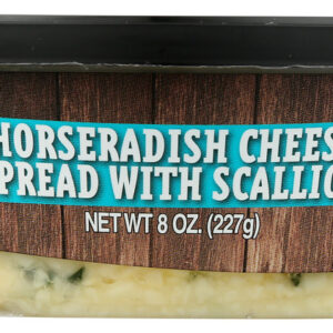 YANCEYS FANCY: Horseradish With Scallion Cheese Spread, 8 oz