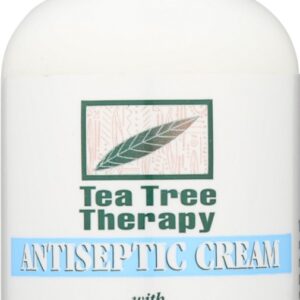 TEA TREE THERAPY: Antiseptic Cream with Tea Tree Oil and Herbal Extracts, 4 oz