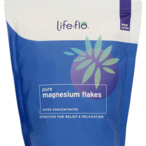 LIFE FLO: Pure Magnesium Flakes, 1.65 lb