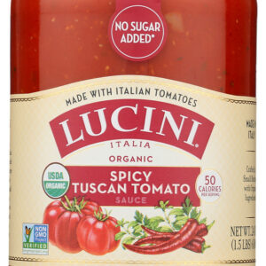 LUCINI: Italia Tomato Sauce Spicy Tuscan, 25.5 oz