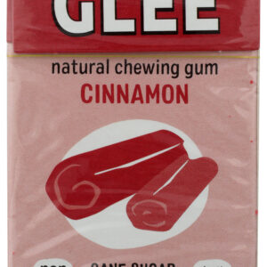 GLEE GUM: All Natural Chewing Gum Cinnamon, 16 pc