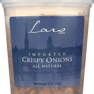 LARS OWN: All Natural Imported Crispy Onions, 4 oz