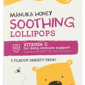 COMVITA: Kids Manuka Honey Soothing Pops, 12 pc