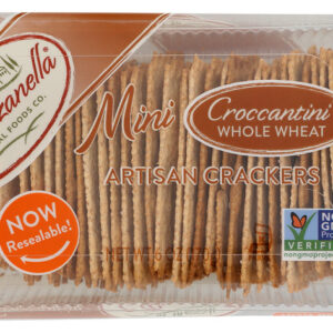 LA PANZANELLA: Whole Wheat Mini Croccantini, 6 oz
